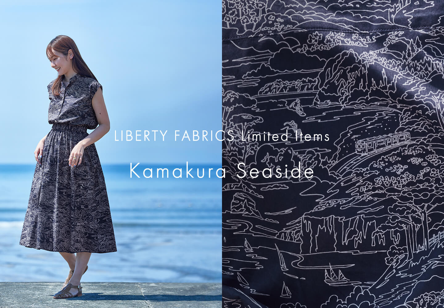 【レディース】Kamakura Seaside（リバティワンピース）
