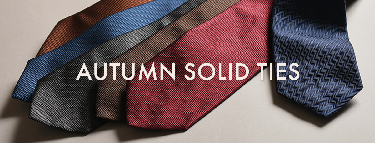 autumn solid tie