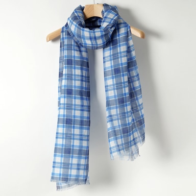 コットンリネンストール/イタリア製