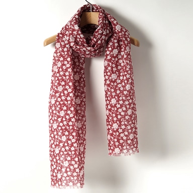 コットンリネンストール/イタリア製