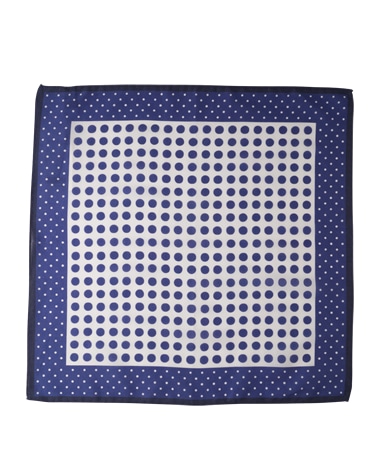 コットンポケットチーフ/Made in Italy