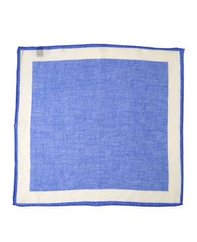 リネンポケットチーフ/Made in Italy