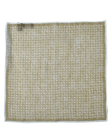リネンポケットチーフ/Made in Italy