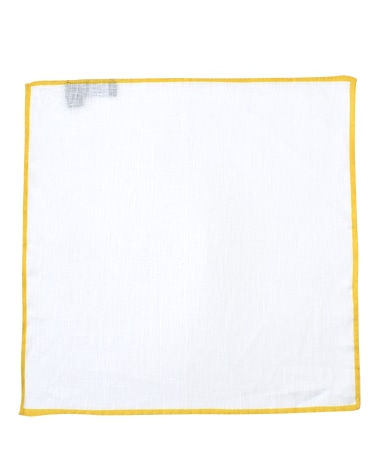 リネンポケットチーフ/Made in Italy