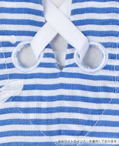 ESCALES/レースアップワンピース