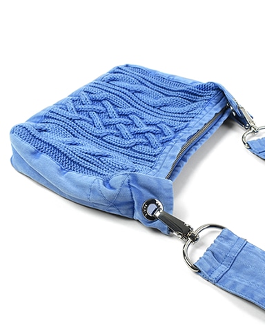 ESCALES/ケーブルニットハンドバック