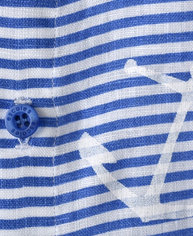 ESCALES/スタンドカラーシャツ（半袖）