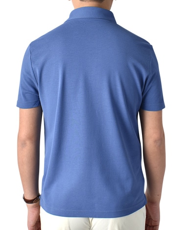 強撚半袖ポロシャツ