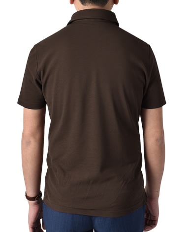 強撚半袖ポロシャツ