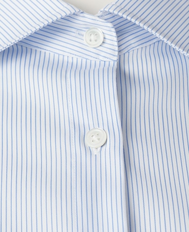 半袖スリムベーシックシャツ/ストレッチ