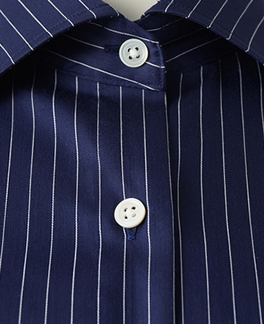 半袖スリムベーシックシャツ/ストレッチ