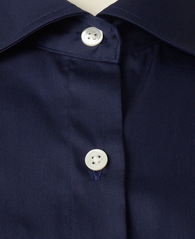 半袖スリムベーシックシャツ/ストレッチ