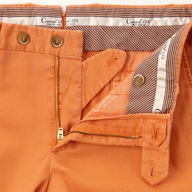 イタリアンコットンパンツ/(ストレッチ)