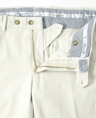 イタリアンコットンパンツ/(ストレッチ)