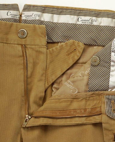 イタリアンコットンパンツ/(ストレッチ)