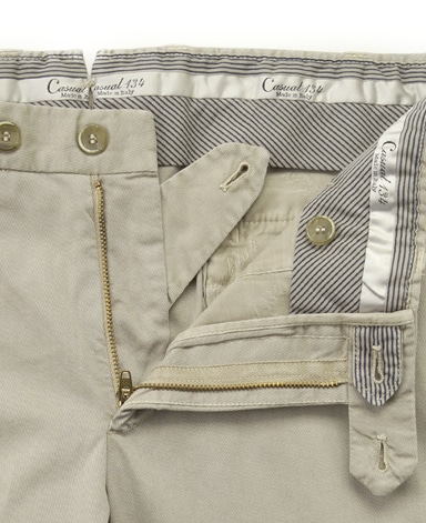 イタリアンコットンパンツ/(ストレッチ)