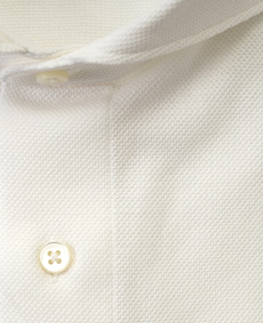 綿麻ピケシャツ/カノコニット