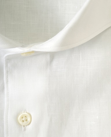 半袖リネンシャツ