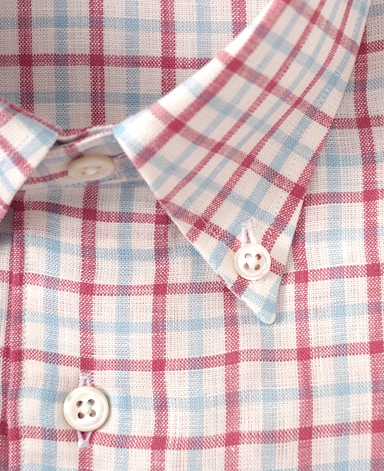 半袖リネンシャツ