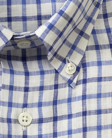 半袖リネンシャツ