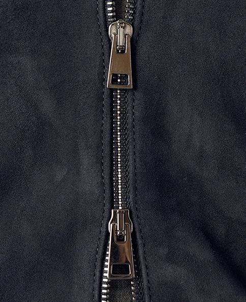 スエードブルゾン