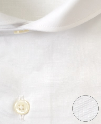 半袖シャツ/綿麻