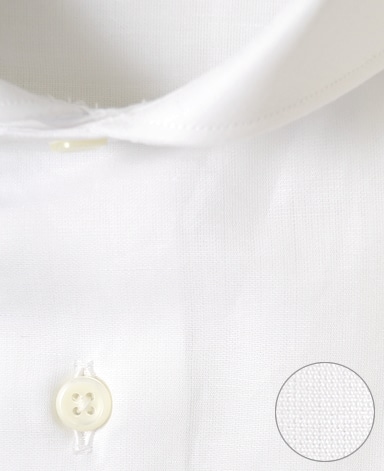 半袖シャツ/綿麻