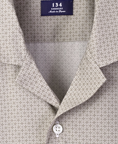 半袖シャツ/オープンカラー