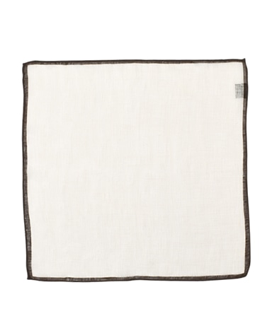 リネンポケットチーフ/Made in Italy