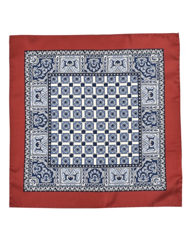 シルクポケットチーフ/Made in Italy