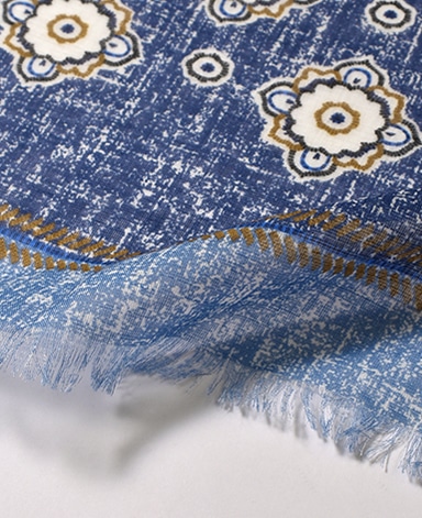 コットンリネンストール/イタリア製