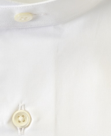 スタンドカラーシャツ/ポケットあり