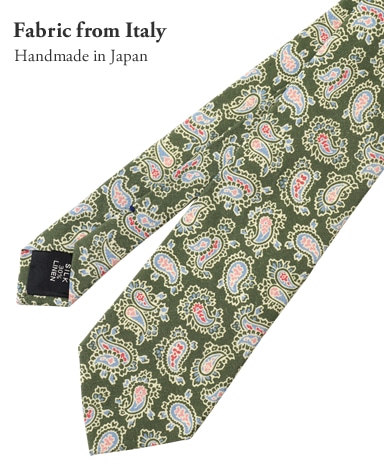 ネクタイ/シルクリネン