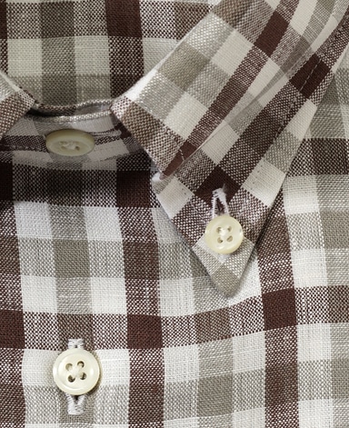 半袖リネンシャツ