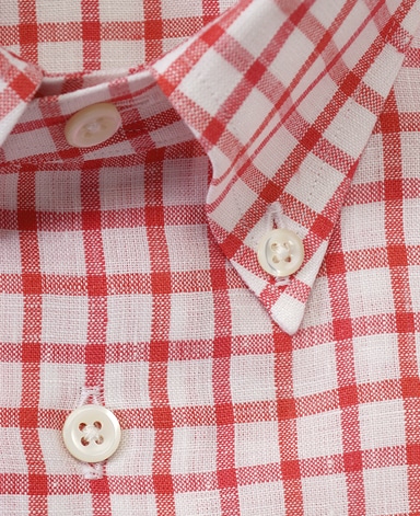 半袖リネンシャツ