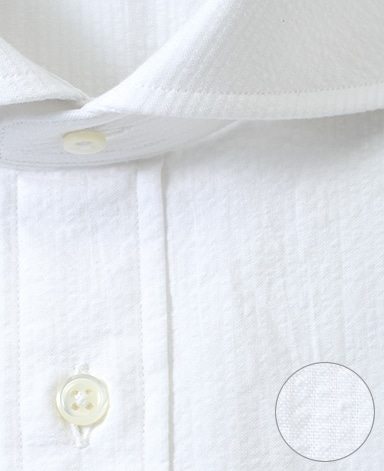 半袖シャツ/シアサッカー