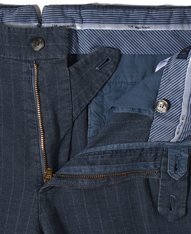 イタリアンコットンリネンパンツ/（ワンプリーツ）