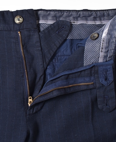 イタリアンコットンリネンパンツ/（ワンプリーツ）