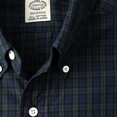 VINTAGE IVY シャツ/ブラックウォッチ