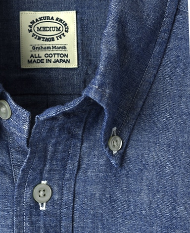 VINTAGE IVY シャツ/カイハラデニム（プルオーバー）