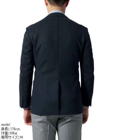 コットンニットジャケット