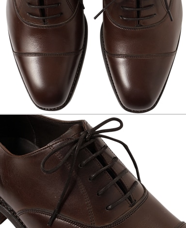 BARKER ストレートチップシューズ/英国製/カーフレザー