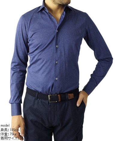 ナポリシャツ/イタリア製(ニット)