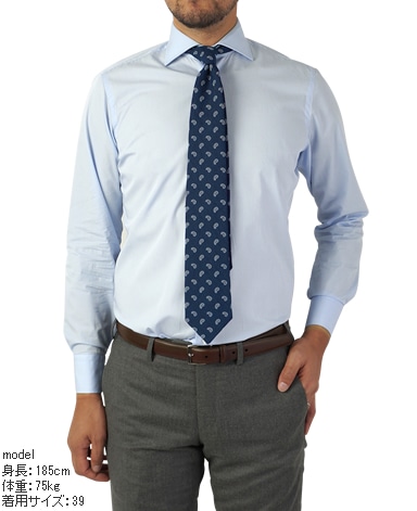 ナポリドレスシャツ/イタリア製