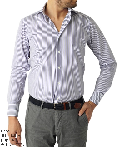 ナポリドレスシャツ/イタリア製