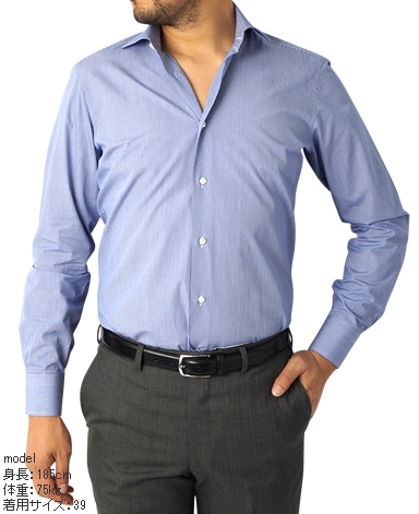 ナポリドレスシャツ/イタリア製