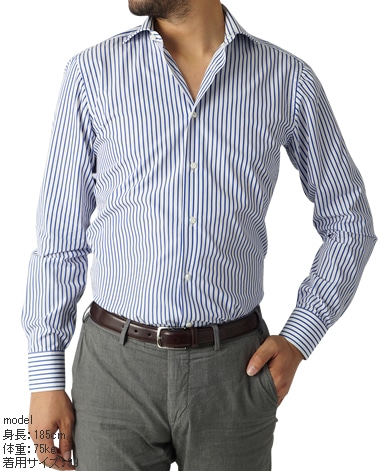 ナポリドレスシャツ/イタリア製