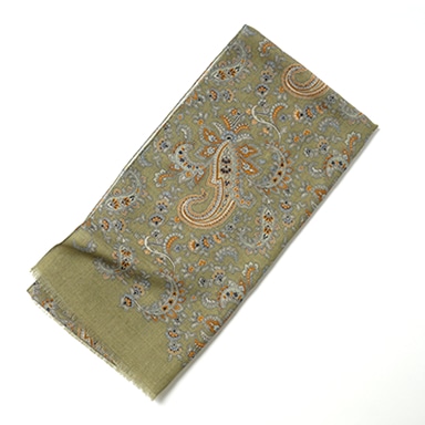 ウールプリントストール/ドイツ製