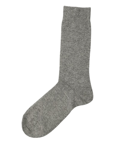 イタリア製ソックス（ふくらはぎ丈）/カシミア混