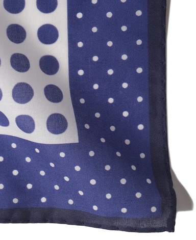 コットンポケットチーフ/Made in Italy